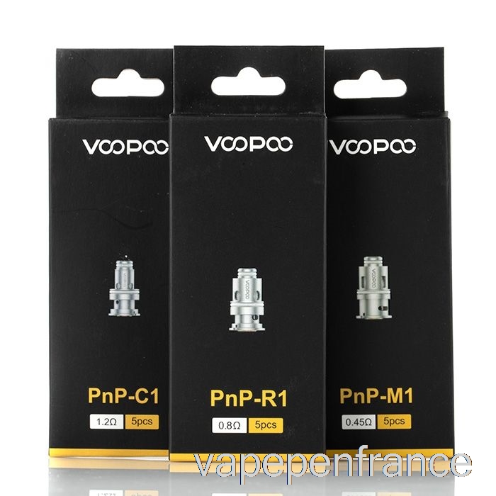 Bobines De Remplacement Voopoo PNP 0,45 Ohm PNP-M1 Stylo Vape à Bobines Simples